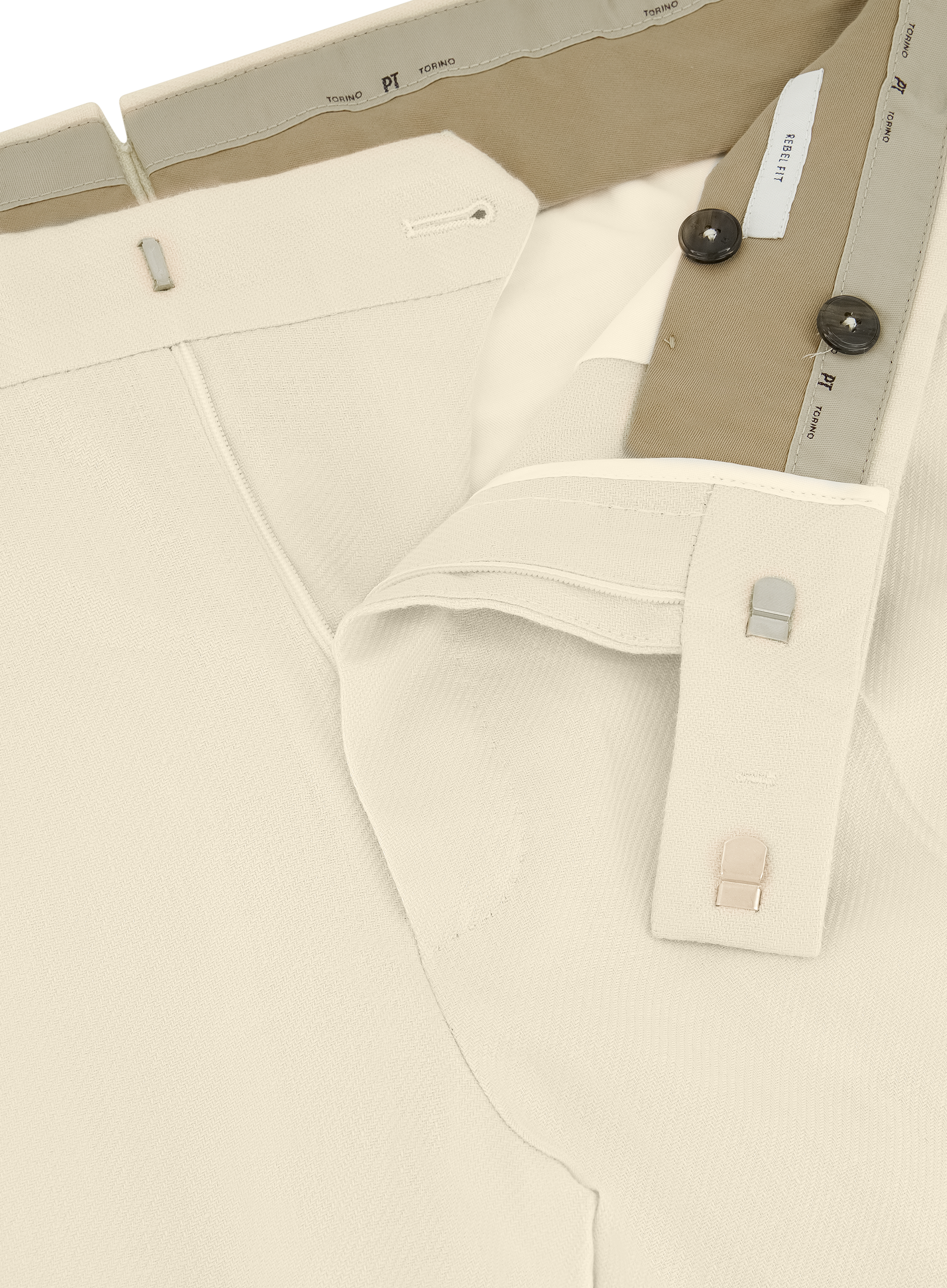 Pantalon van linnen en katoen | FULL_WIDTH | ROOM-WIT