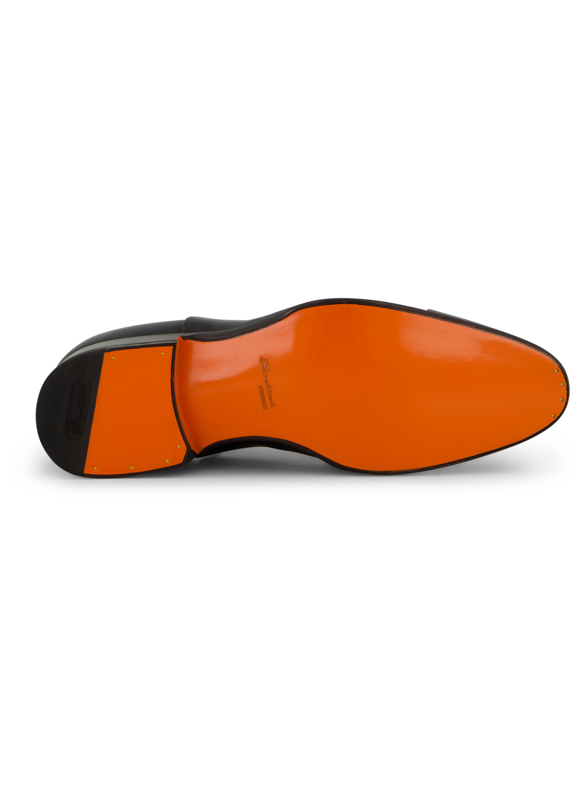 Oxford veterschoen van leer | BLUE NAVY