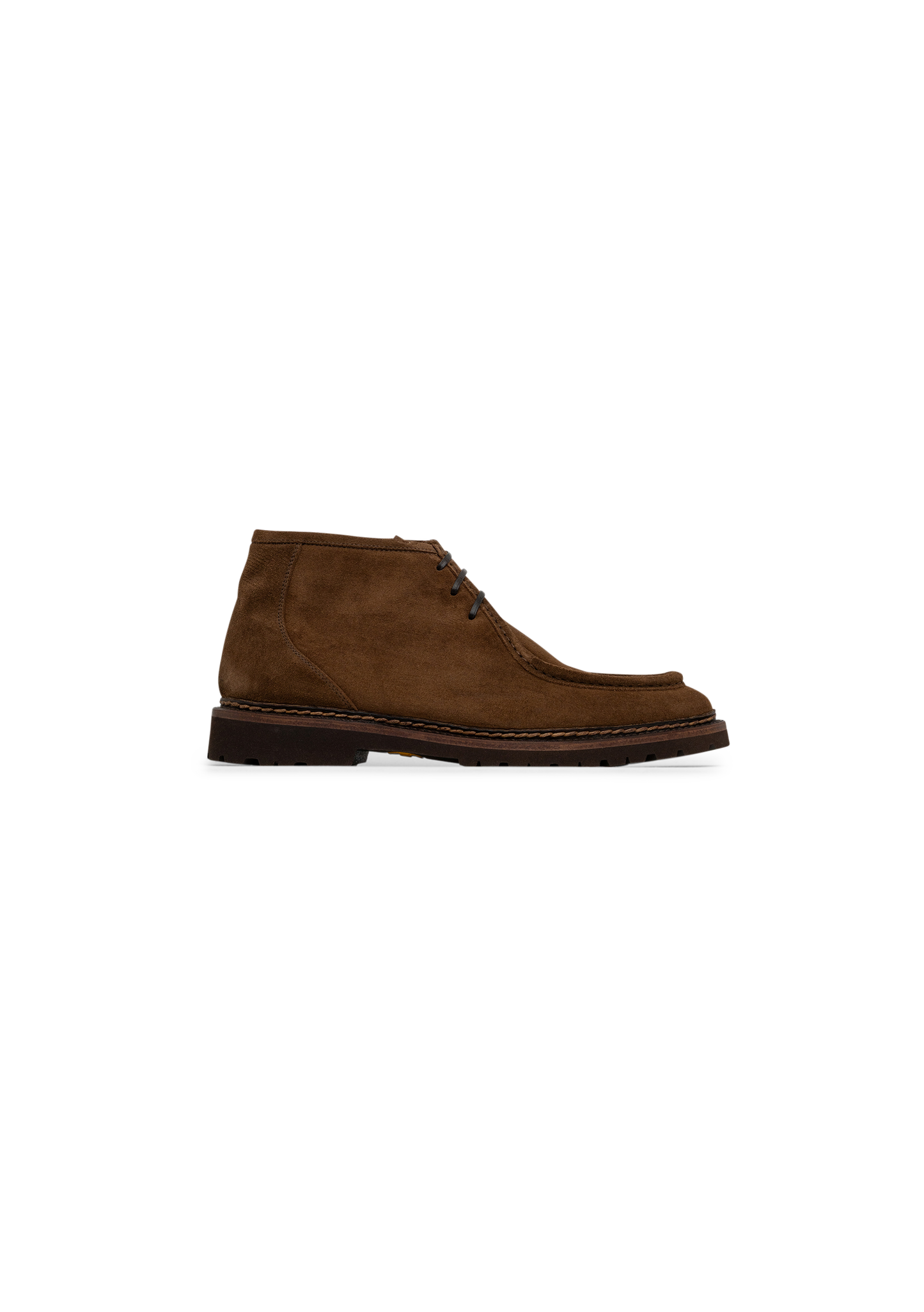 Parabontoni veterschoenen van suède | Bruin