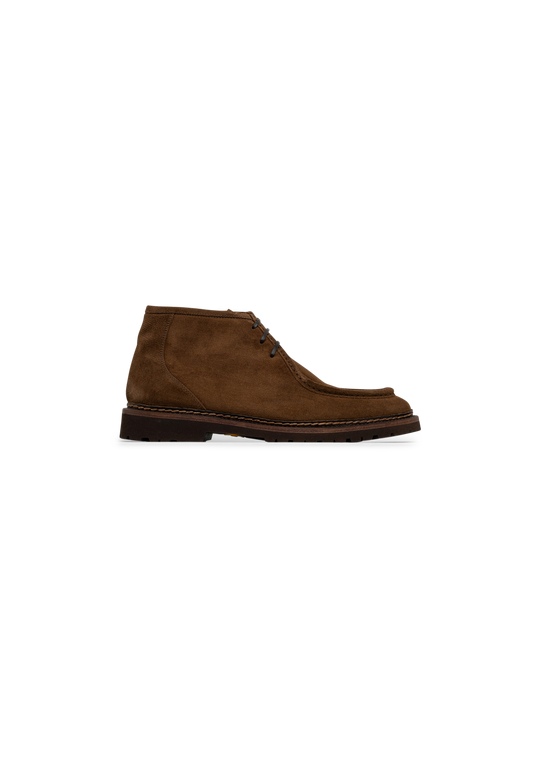 Parabontoni veterschoenen van suède | Bruin