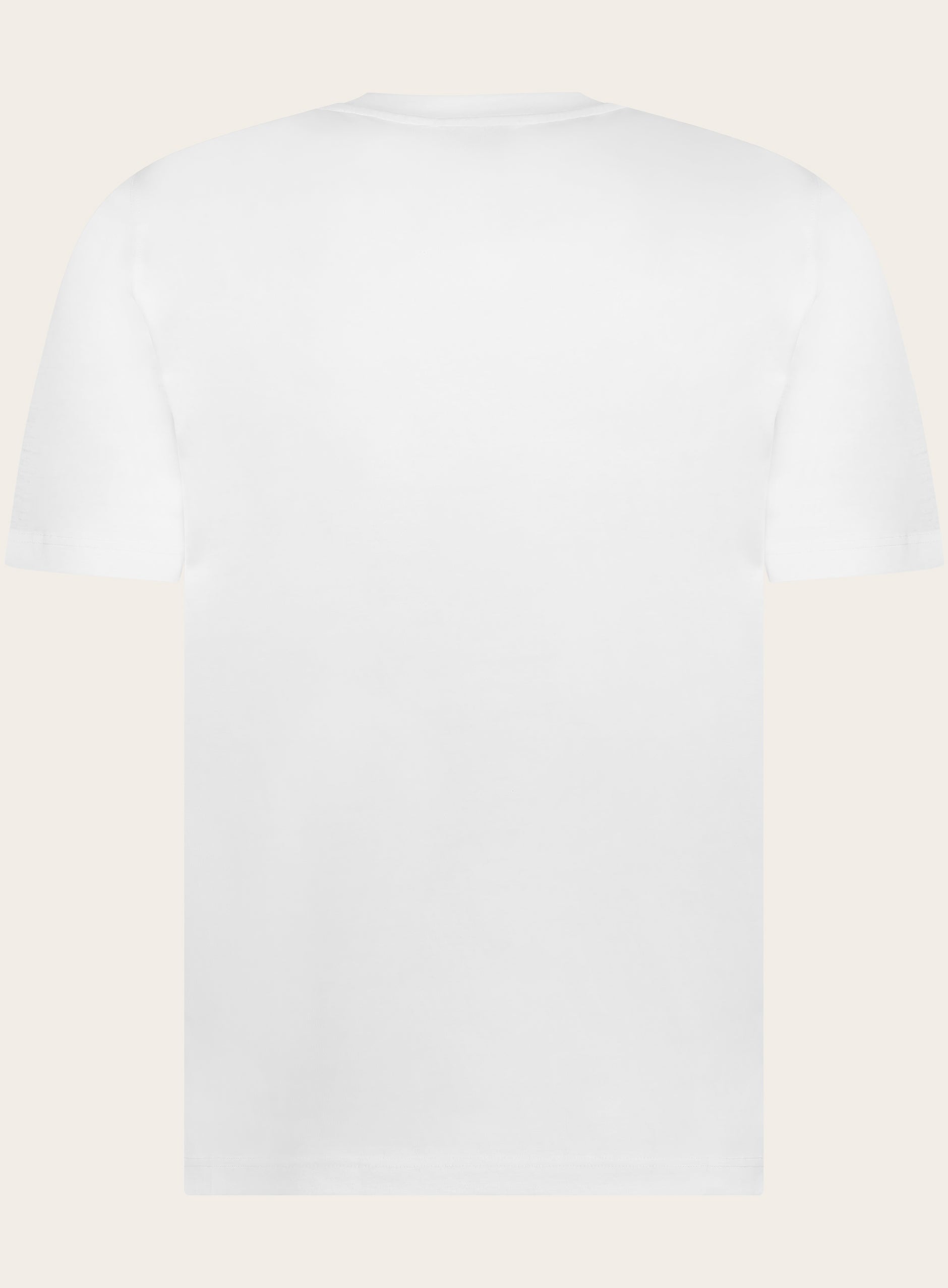 T-shirt van katoen | Wit