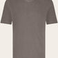 Terry badstof t-shirt van katoen | TAUPE