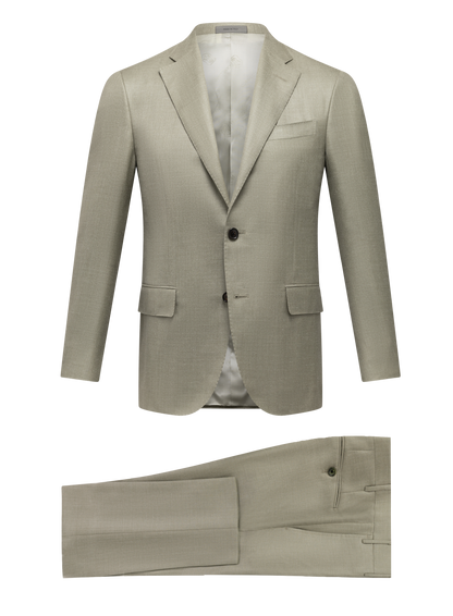 Pak van virgin wol, zijde en linnen | FULL_WIDTH | Groen