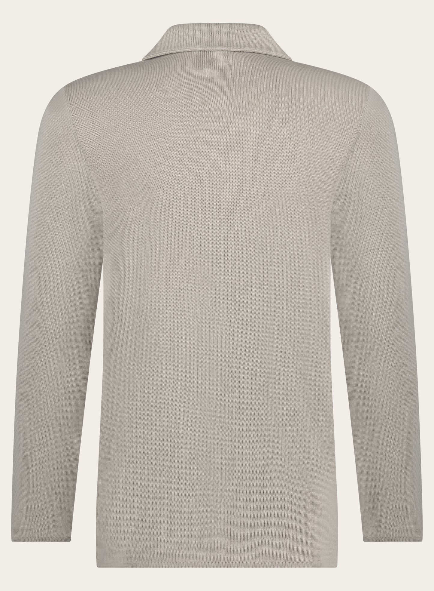 Regular-fit vest van wol | Beige