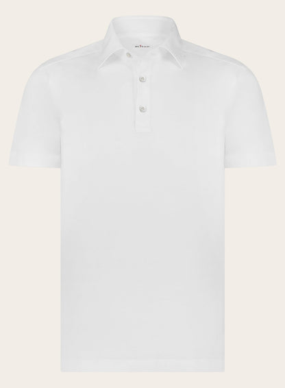 Poloshirt van katoen | Wit