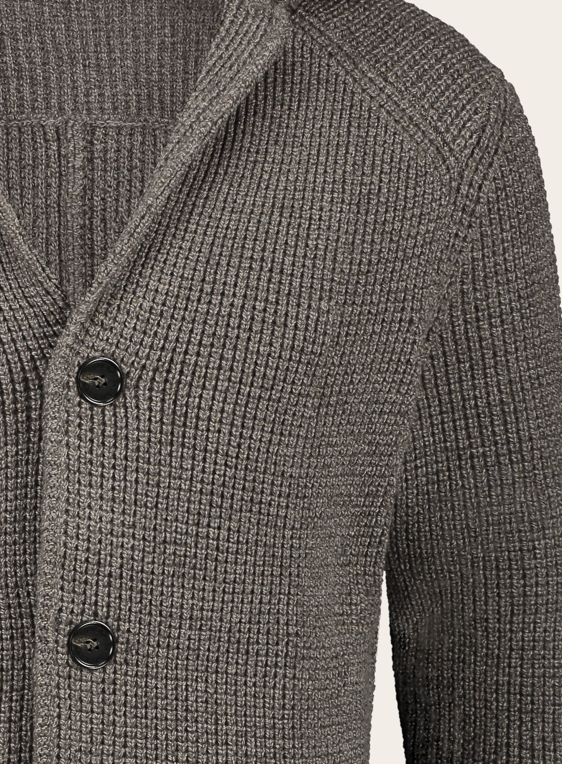 Regular-fit jasje van wol | LICHT TAUPE