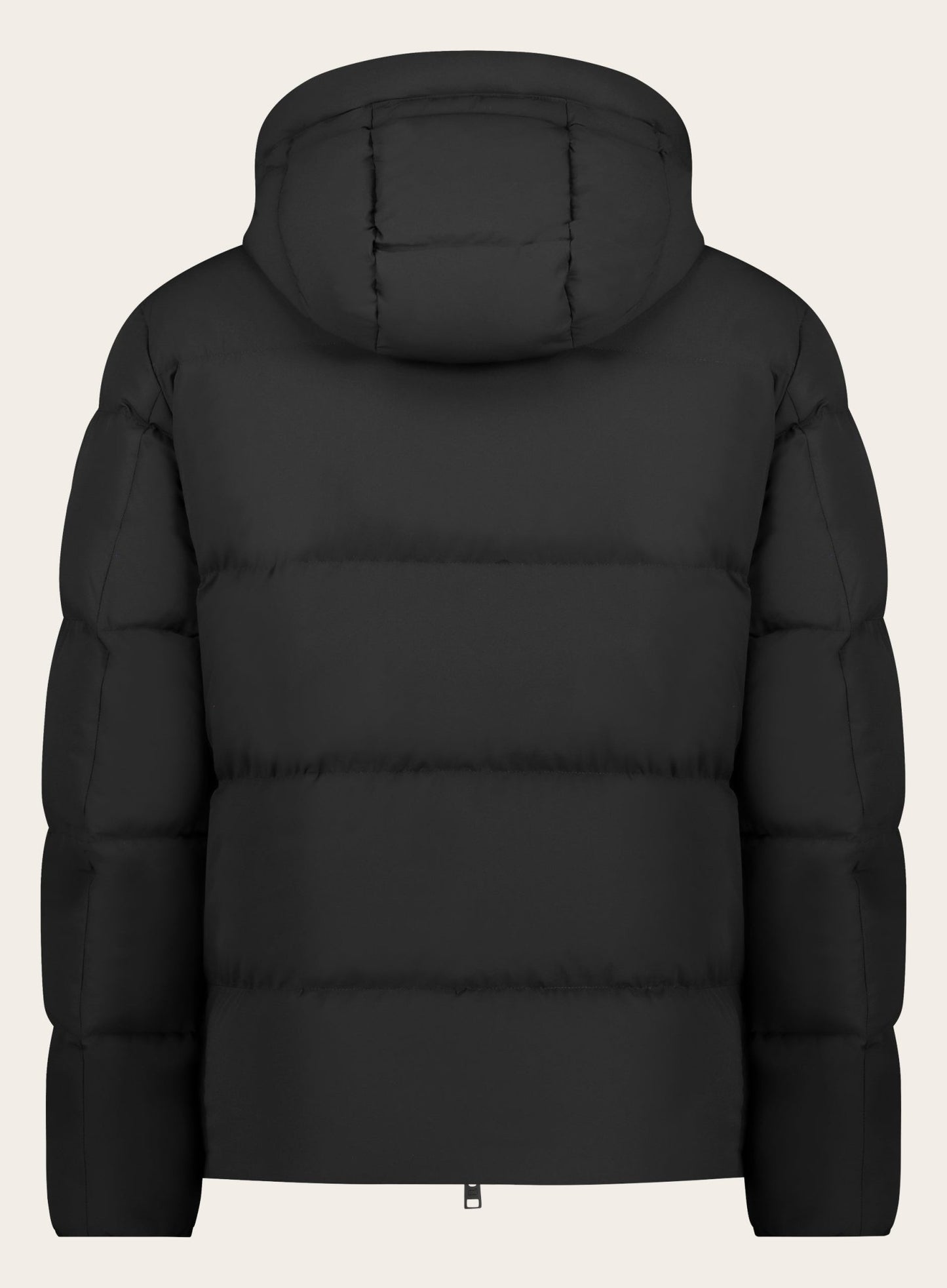 Down jacket with hood