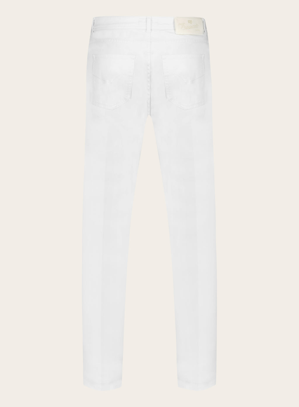 Slim-fit jeans van katoen | Wit