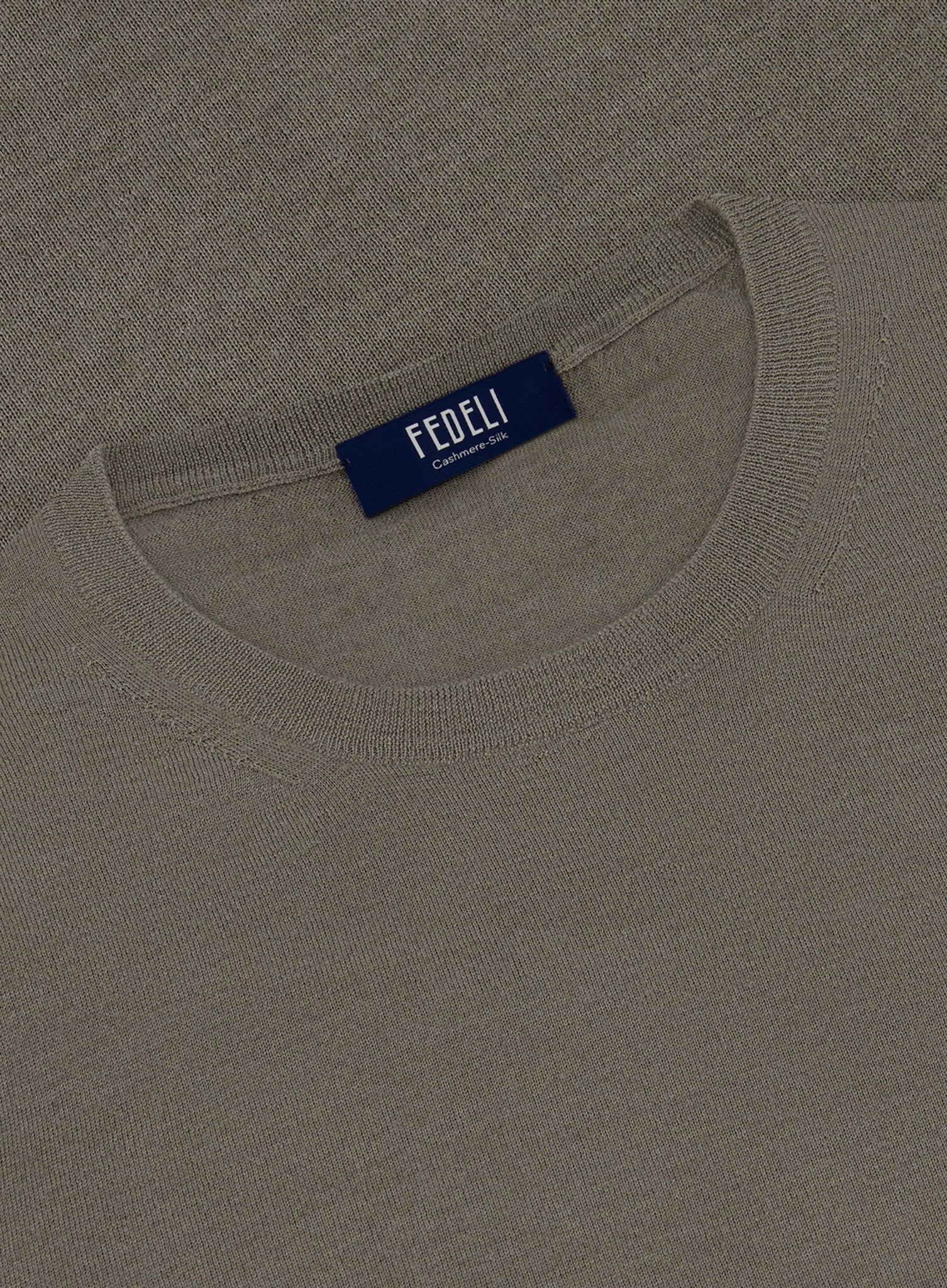 Crewneck van cashmere | Taupe