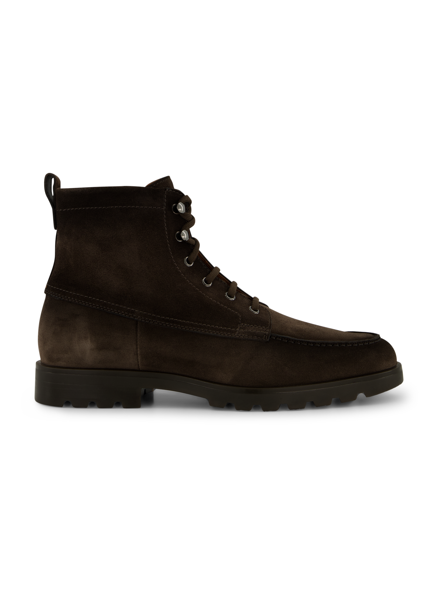 Veterboots van suède | D.Bruin