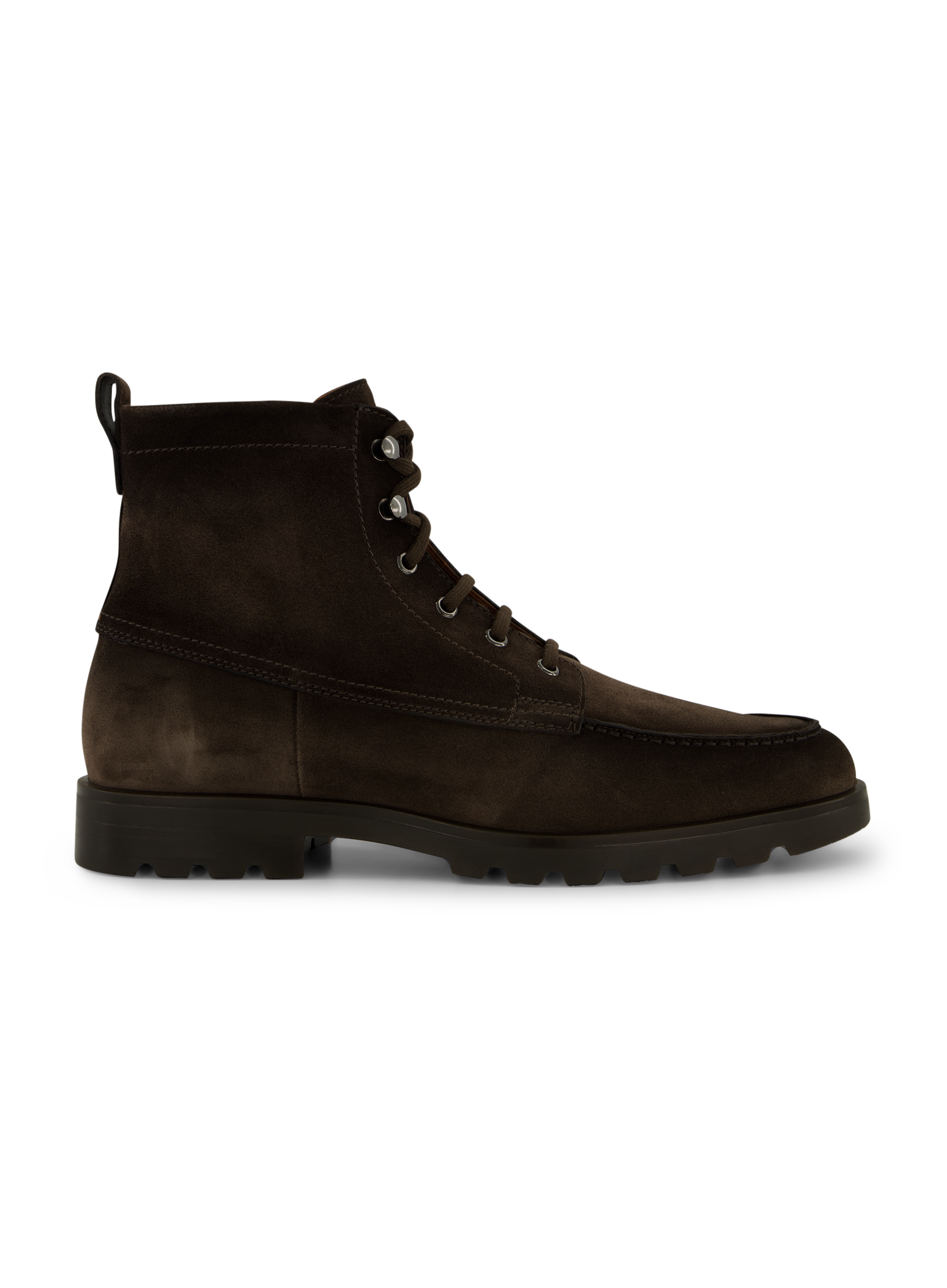 Veterboots van suède | D.Bruin