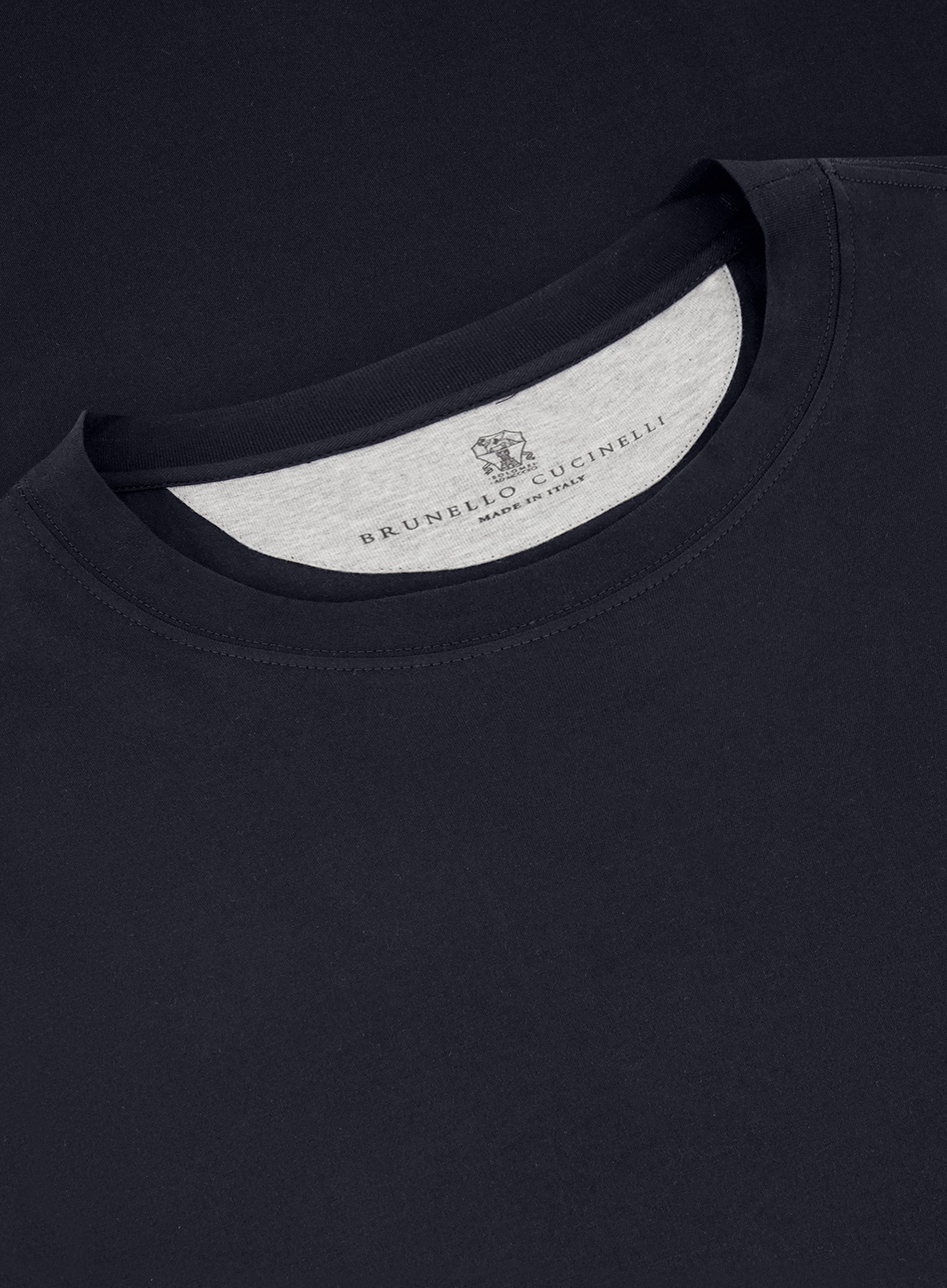 T-shirt van katoen | BLUE NAVY