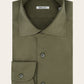 Regular-fit Gabriel shirt van katoen jersey | L.groen
