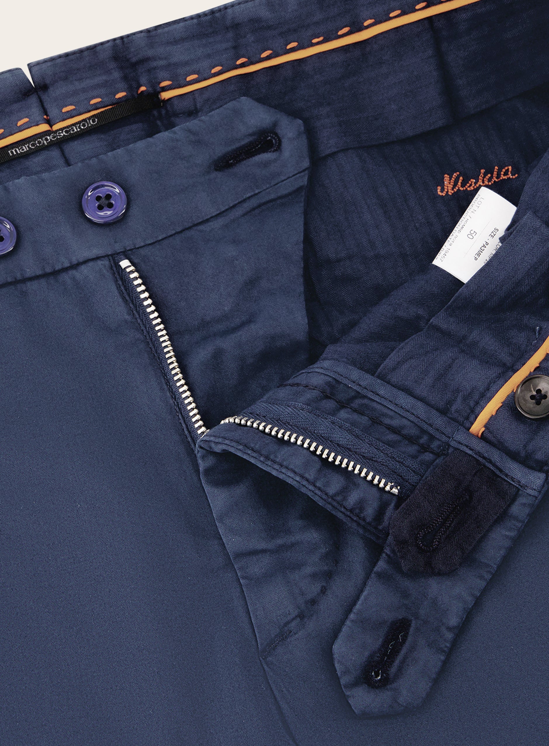 Pantalon van katoen | FULL_WIDTH | BLUE NAVY