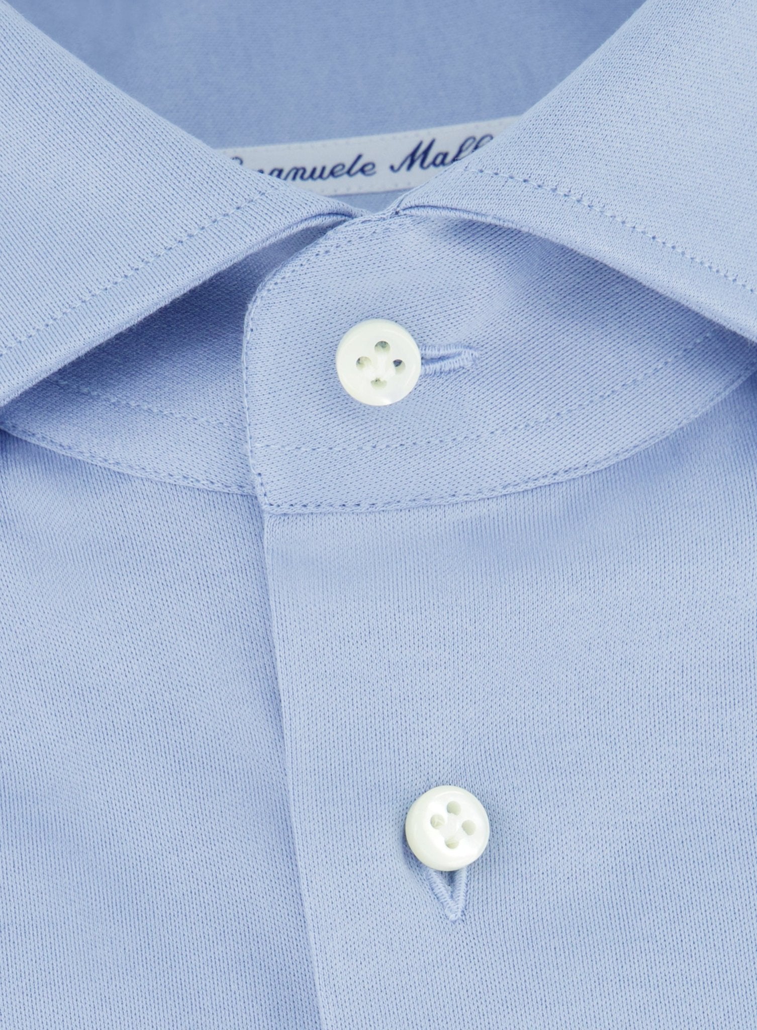 Regular-fit shirt van katoen | L.Blauw 