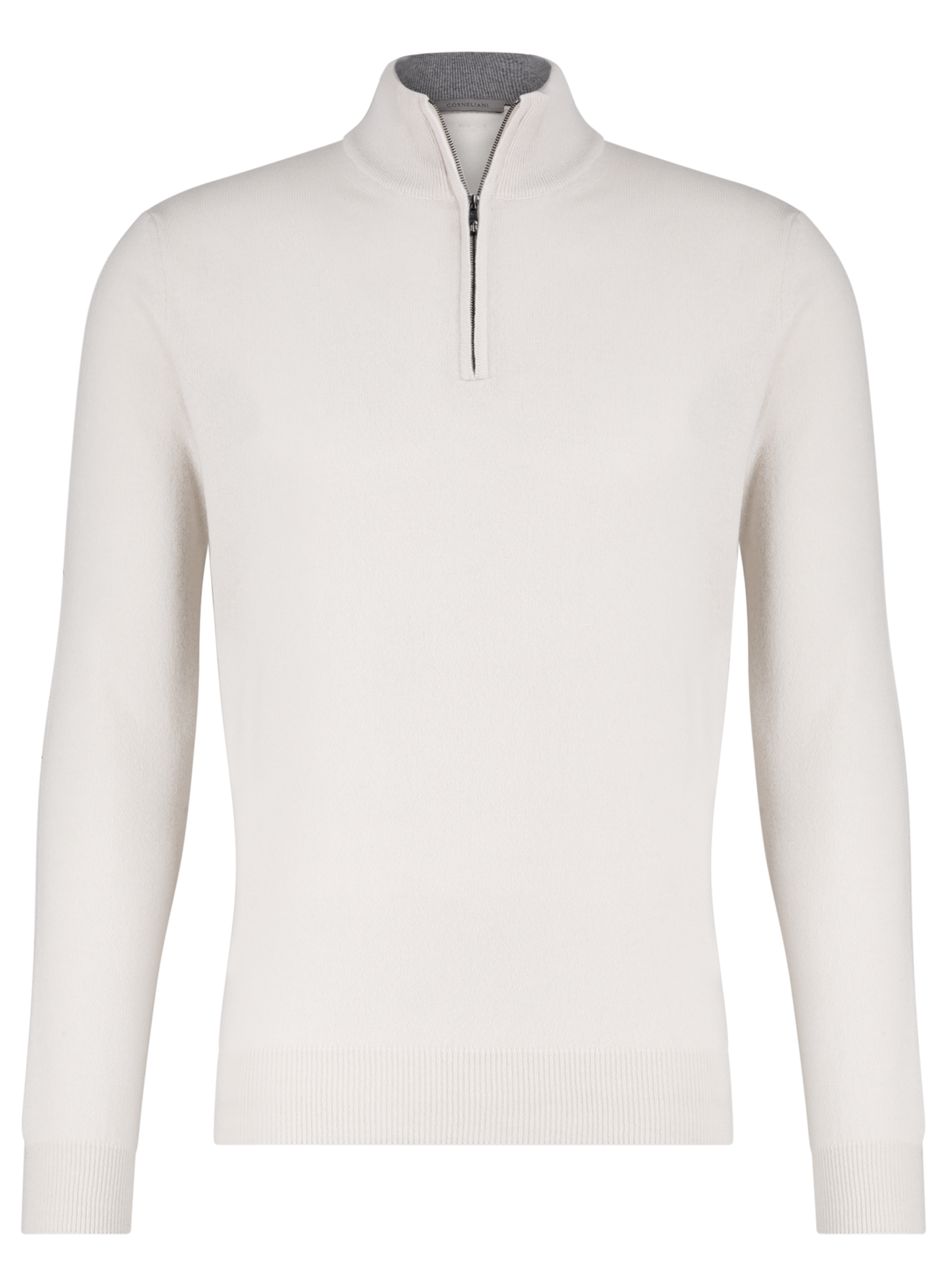 Half-zip vest van wol en cashmere | ROOM-WIT