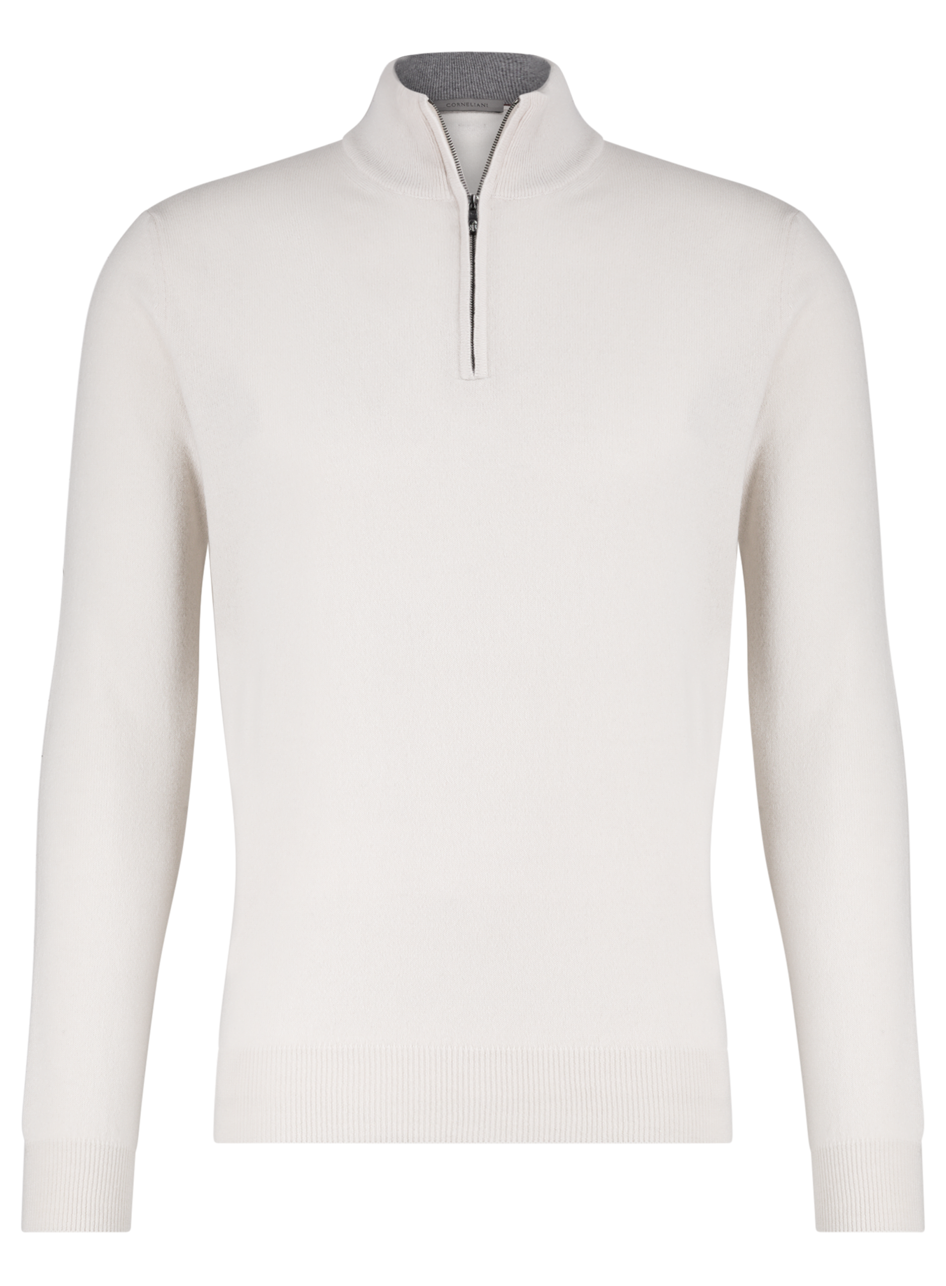 Half-zip vest van wol en cashmere | ROOM-WIT