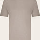 T-shirt van zijde | Beige