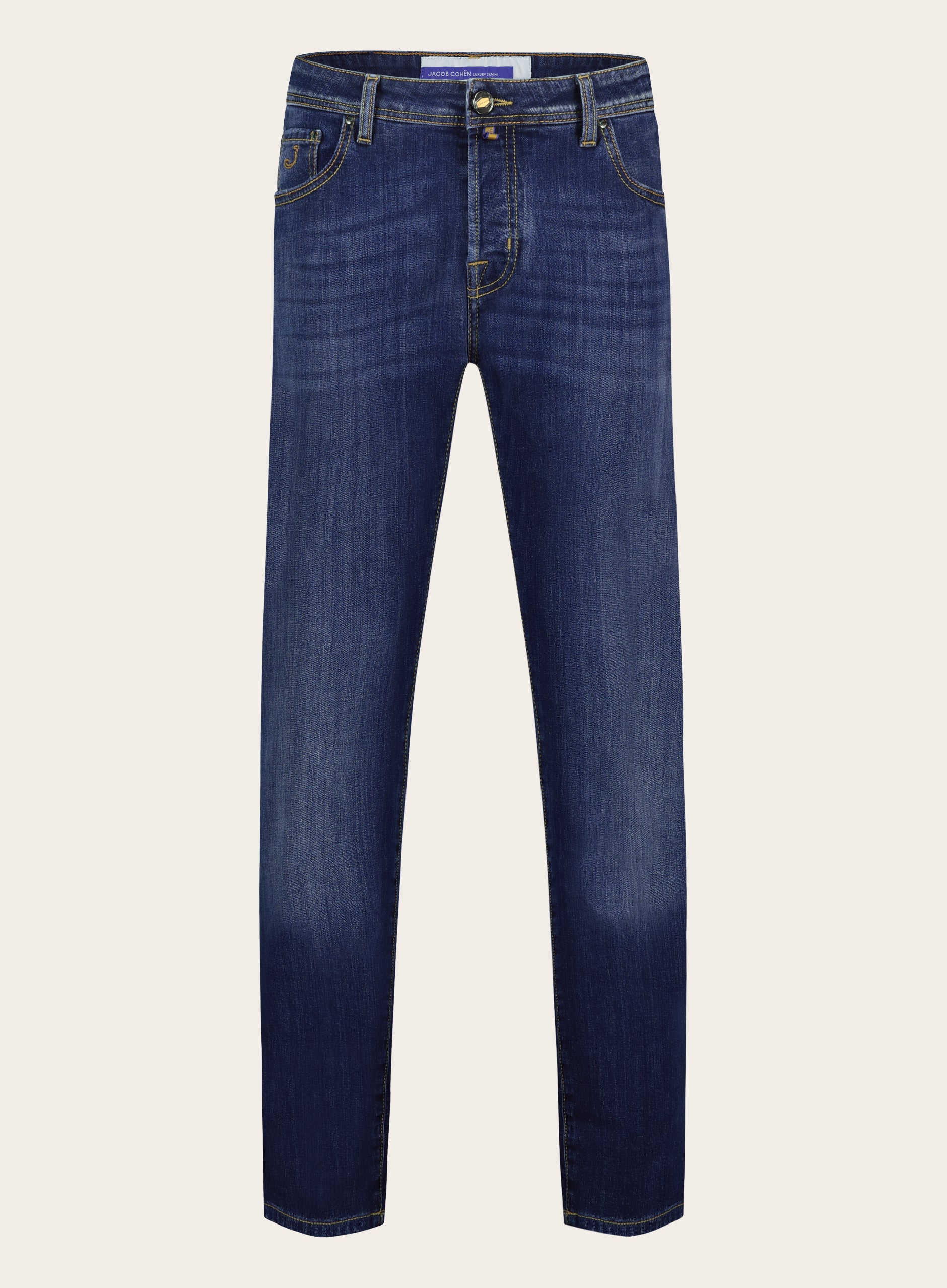 Slim-fit 5-pocket jeans | Blauw