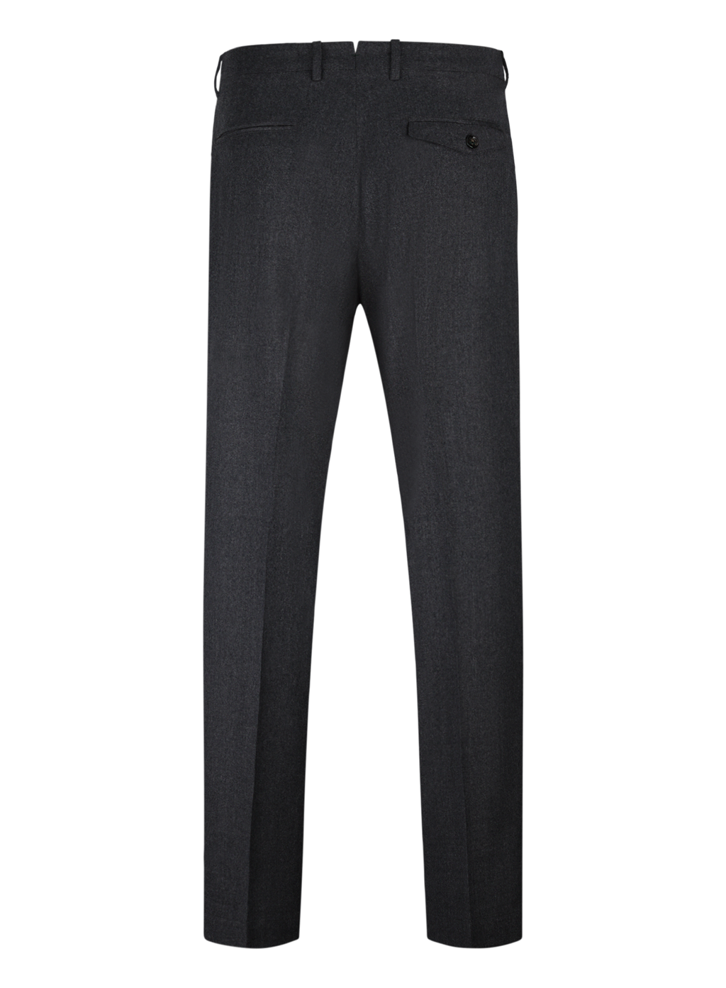 Regular-fit pantalon van wol | D.Grijs
