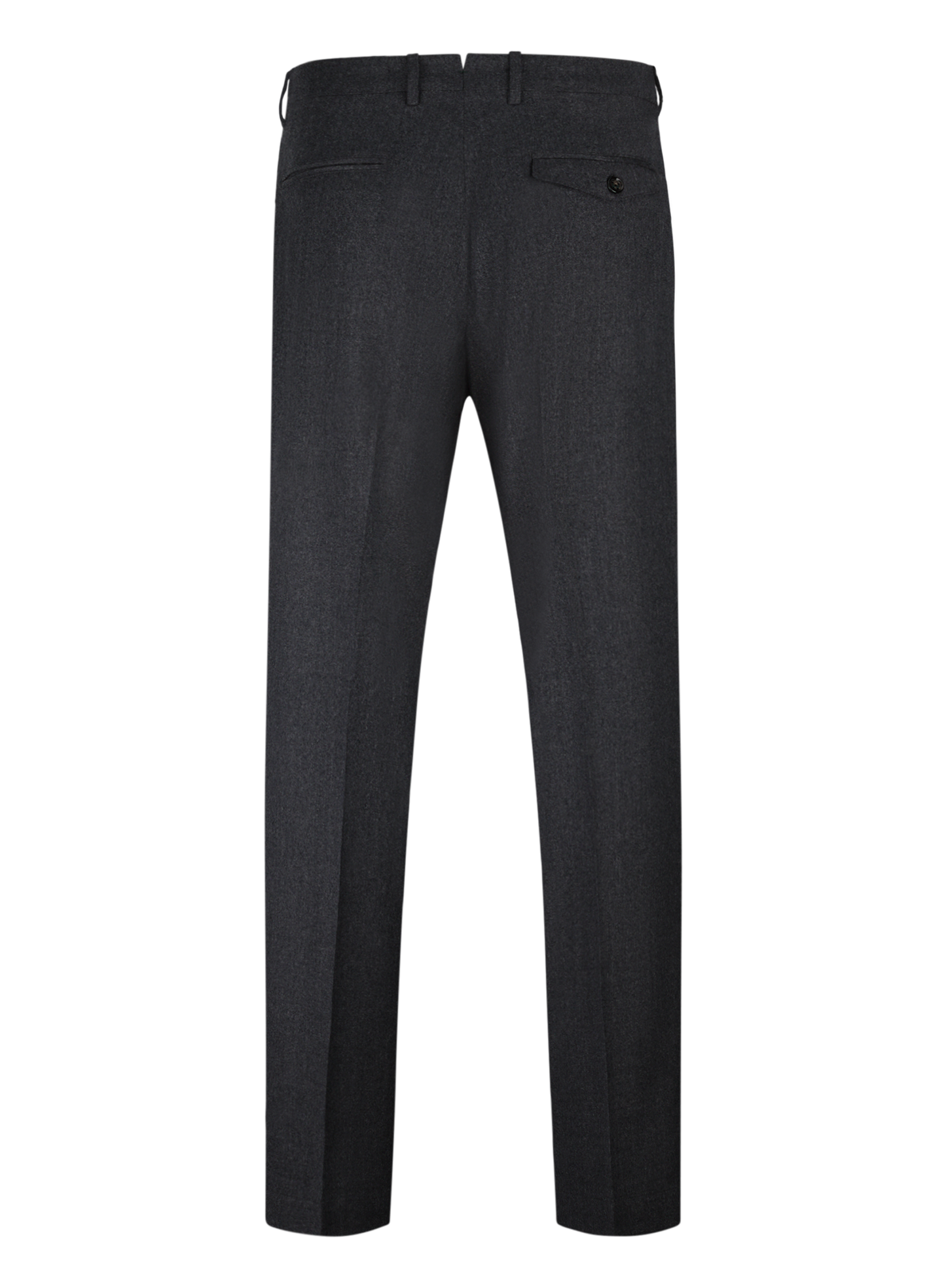 Regular-fit pantalon van wol | D.Grijs