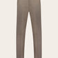 Slim-fit stretch pantalon van wol | Licht Bruin