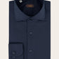 Shirt van katoen en elastaan | BLUE NAVY