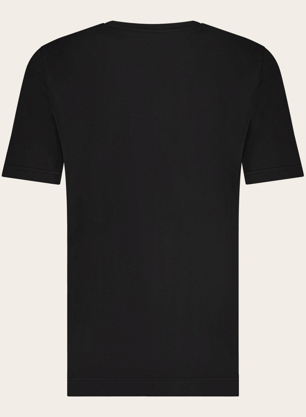 T-shirt met korte mouw van katoen | Zwart