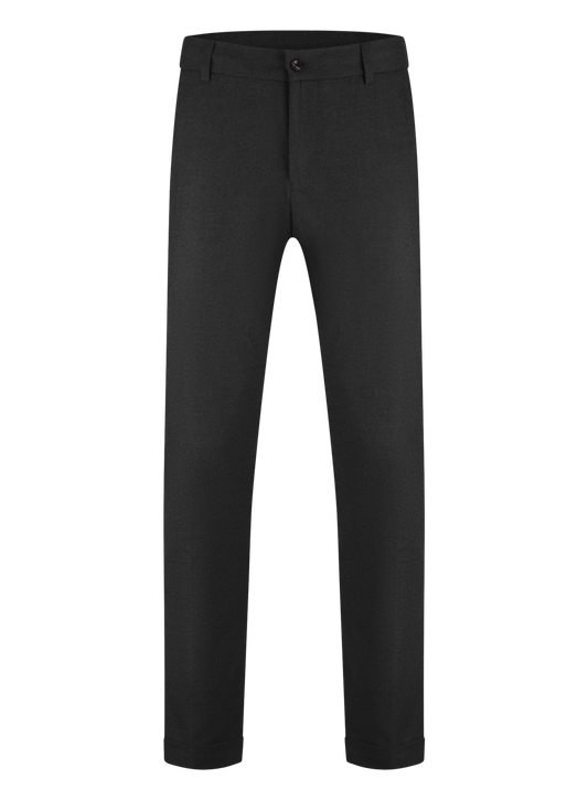 Jog pantalon met stretch | GRIJS-GROEN