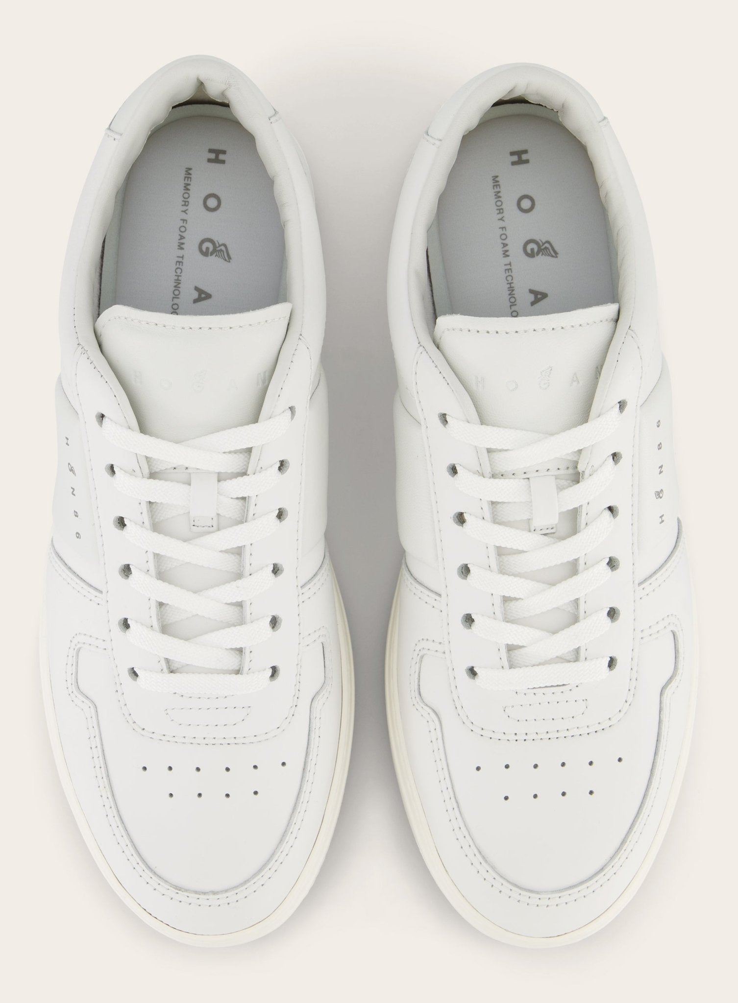 Sneakers van leer | Wit