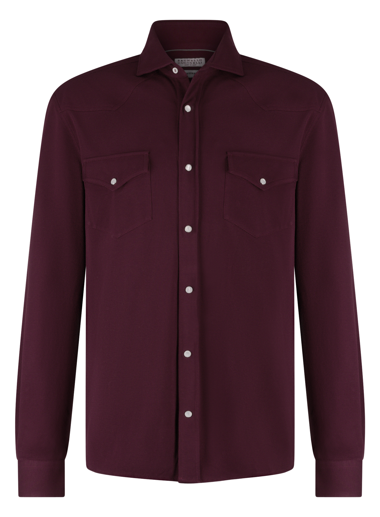 Overshirt van katoen | DARK BORDEAUX
