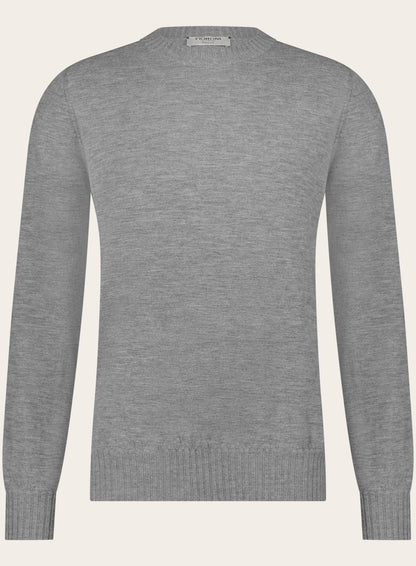 Crewneck van cashmere duvet | L.Blauw