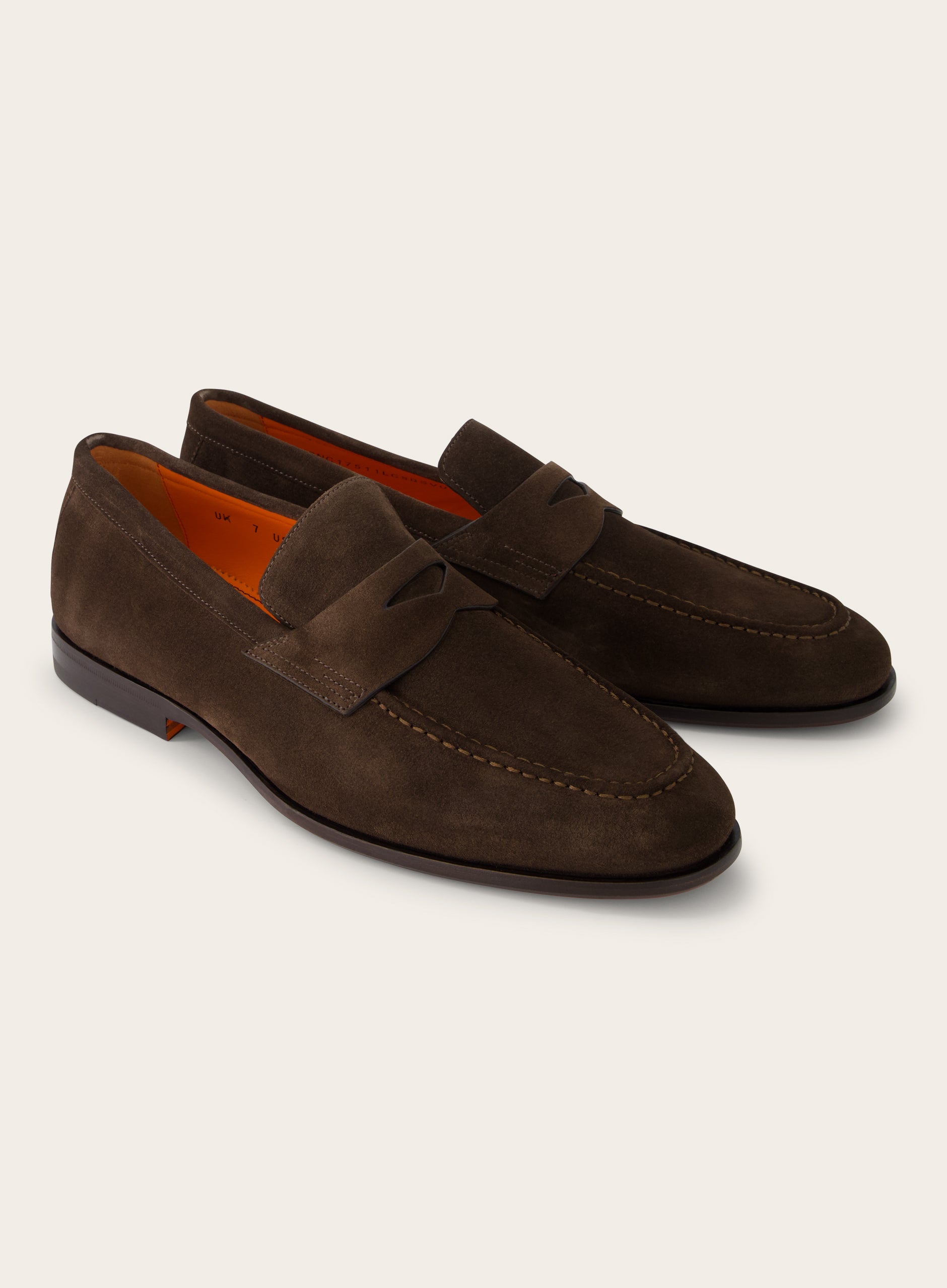 Carlos penny loafers van suède | D.Bruin