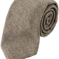 Gemêleerde stropdas van zijde | TAUPE
