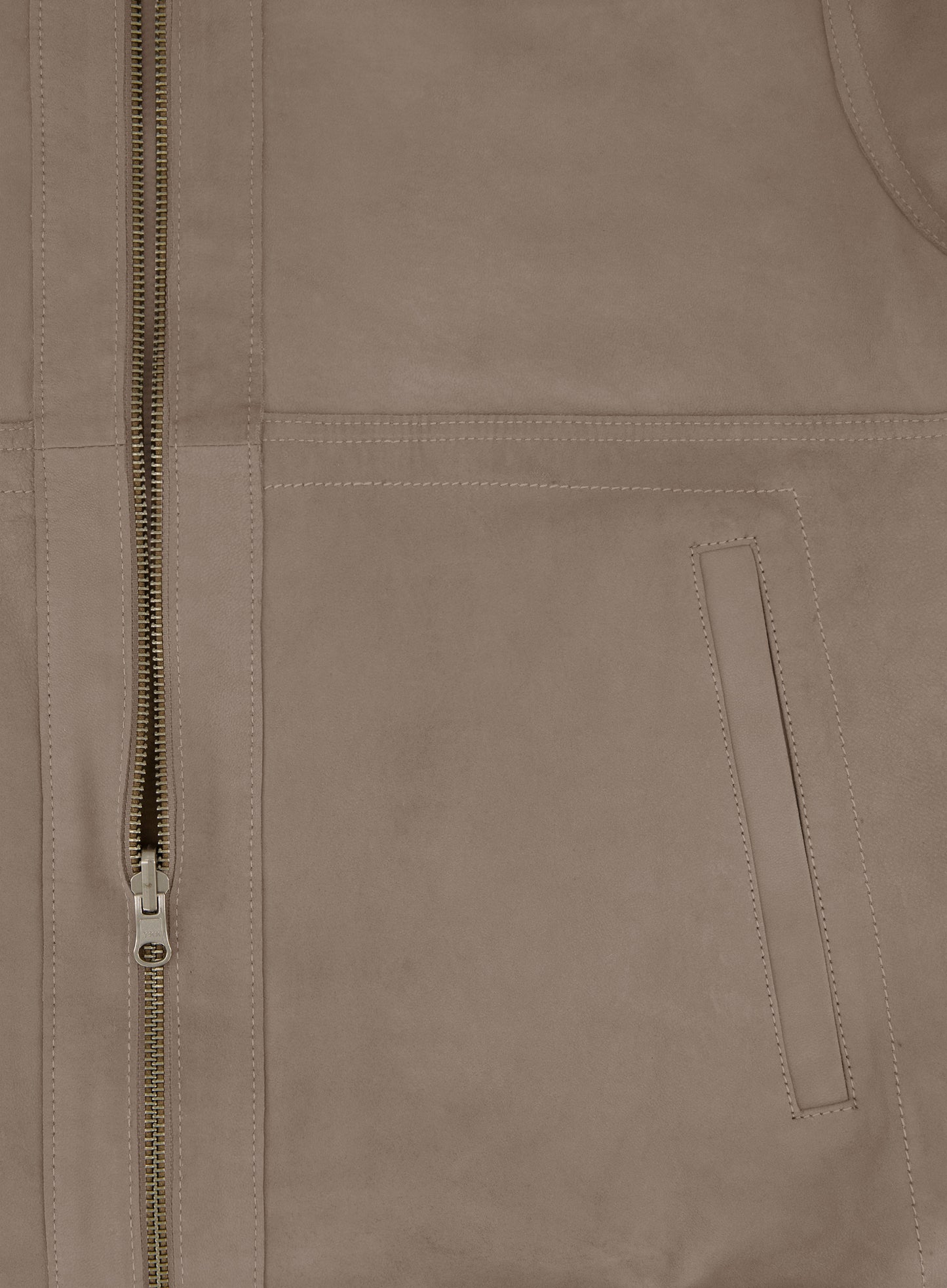 Reversible jack van suède | Beige