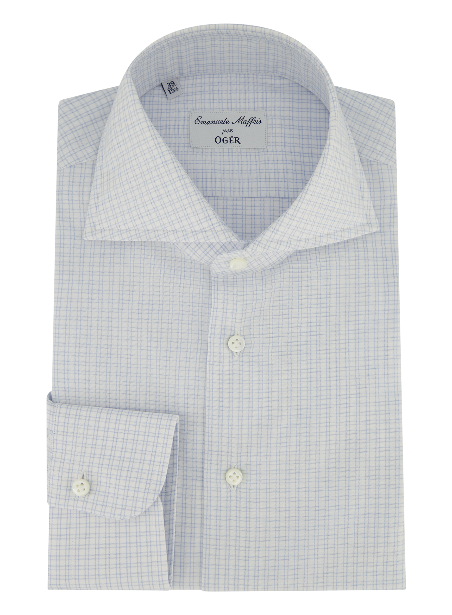 Geruit shirt van katoen | L.Blauw
