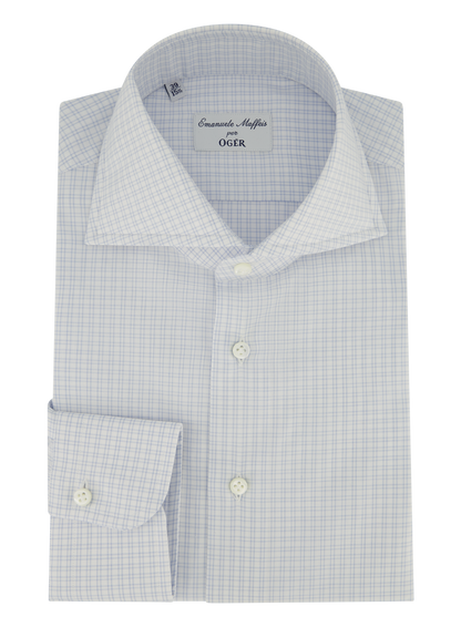 Geruit shirt van katoen | L.Blauw