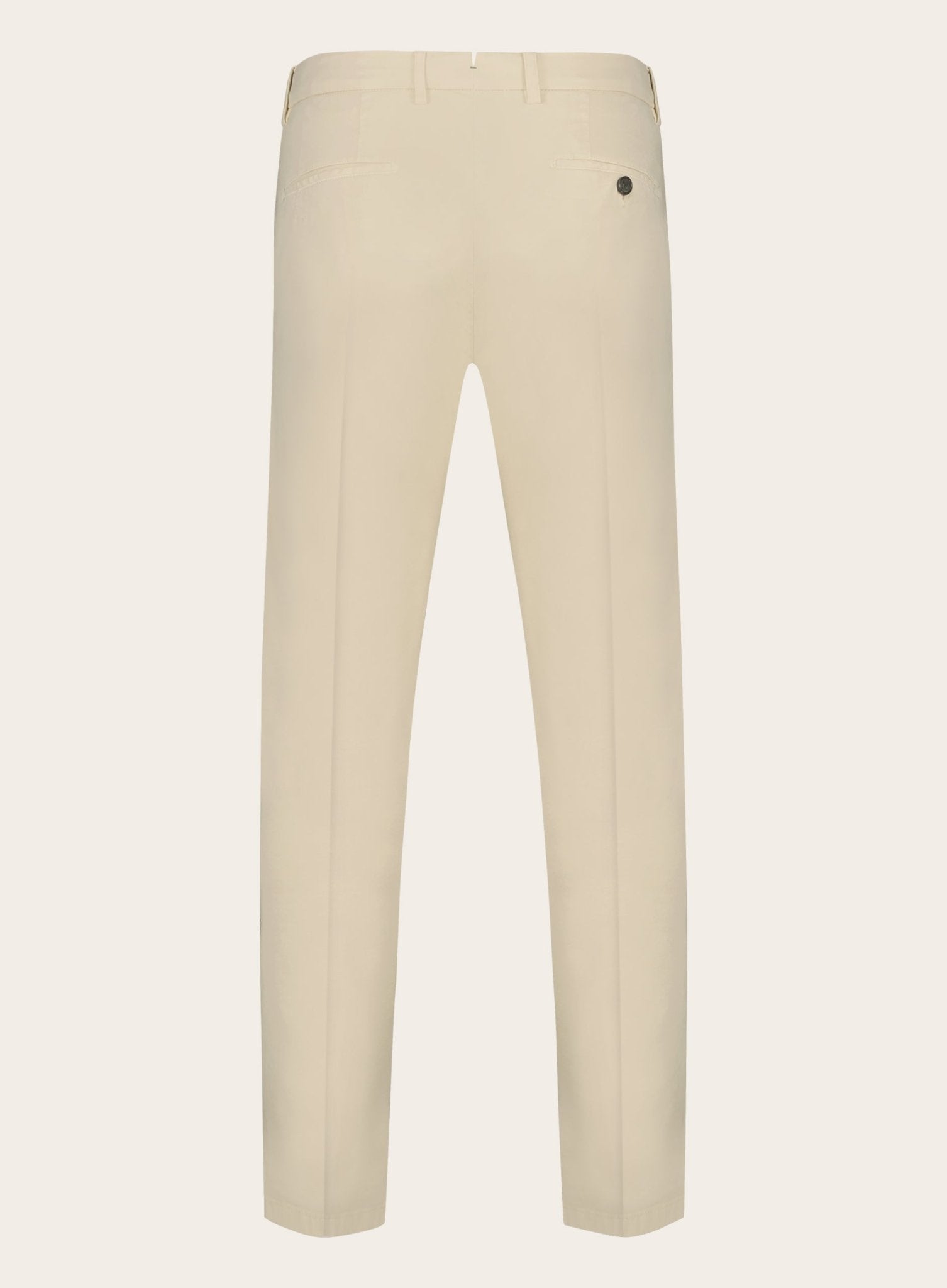 Regular-fit katoenen pantalon | Beige