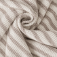 Gestreept t-shirt van linnen en katoen | FULL_WIDTH | Beige