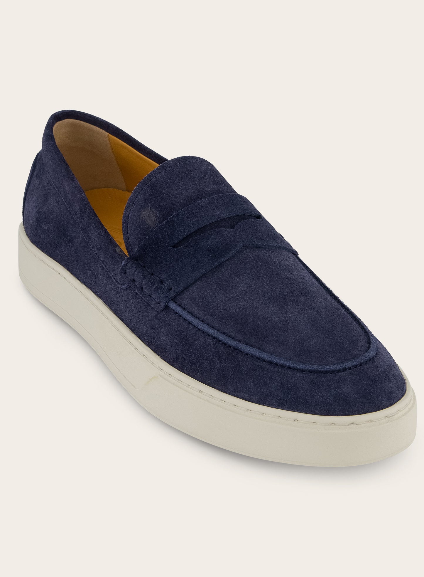 Penny loafers van suède | Blauw