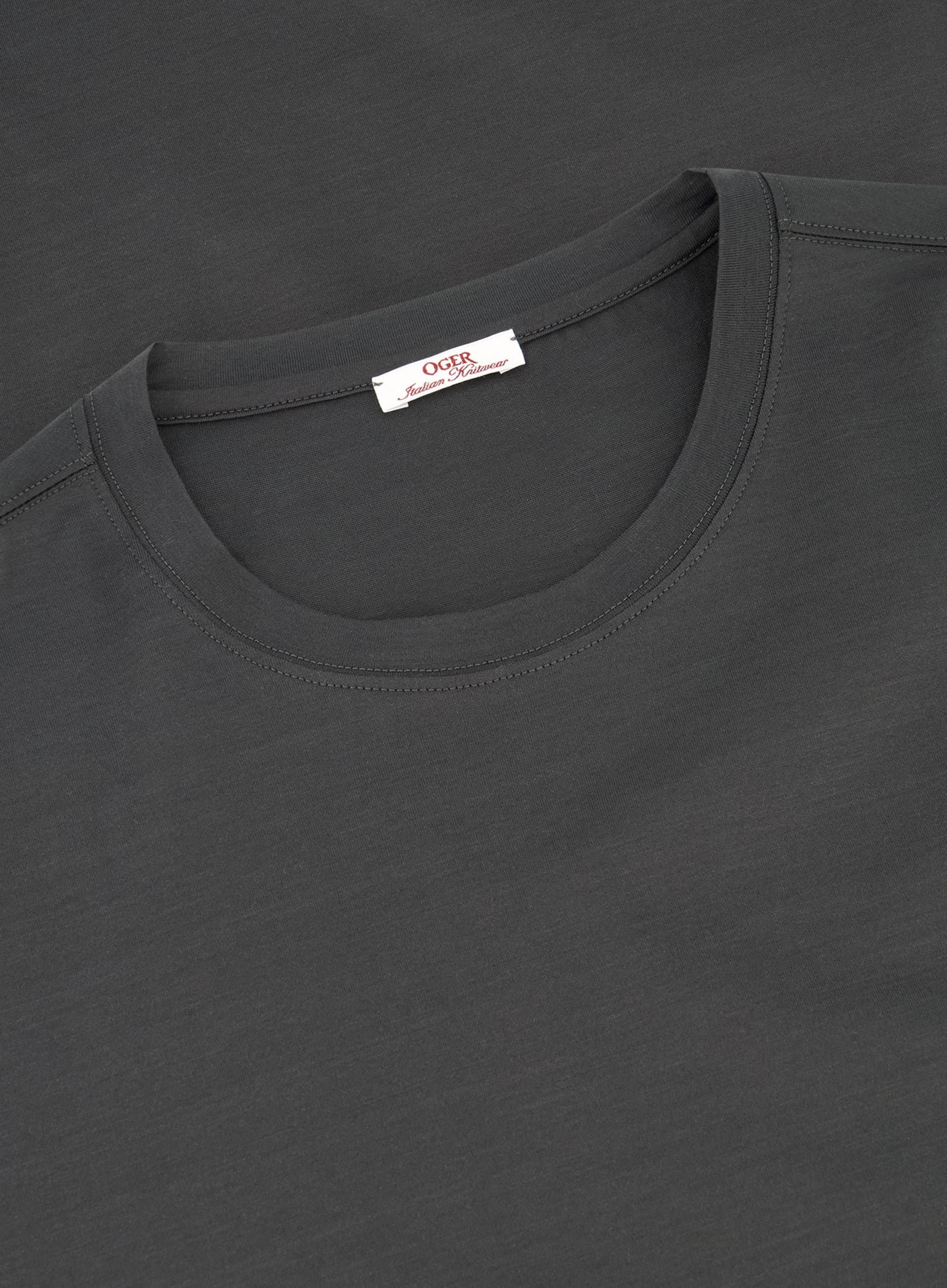 T-shirt van katoen | WARM GREY