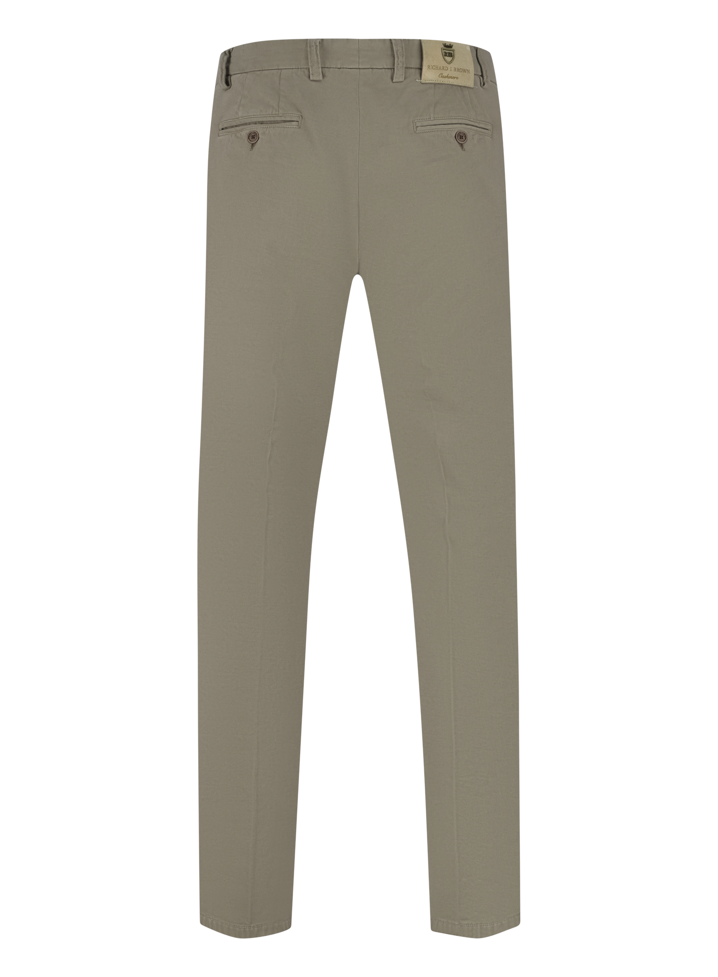 Singapore pantalon van katoen en cashmere | TAUPE