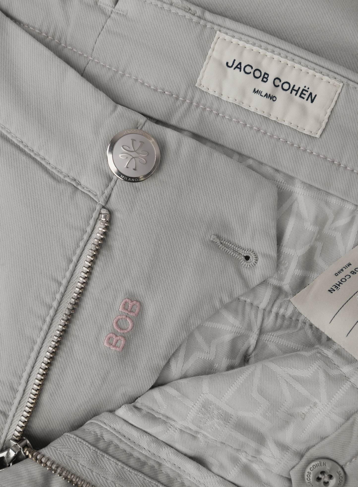 Katoenen Bob bermuda | FULL_WIDTH | Grijs