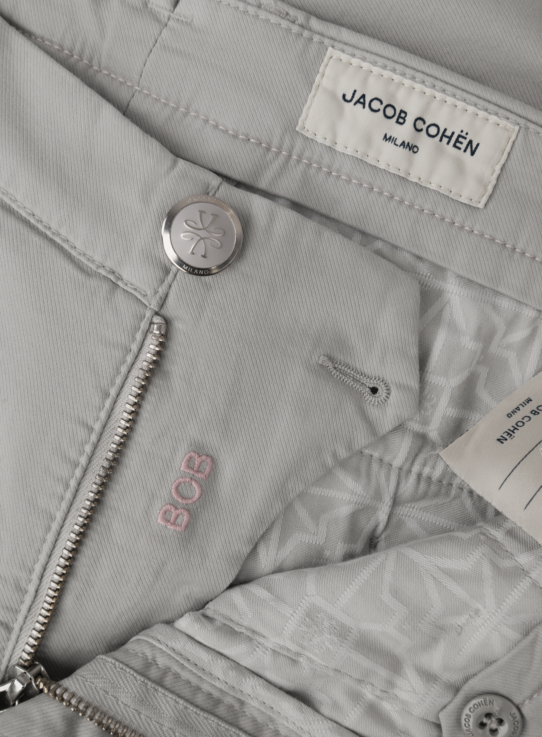 Katoenen Bob bermuda | FULL_WIDTH | Grijs