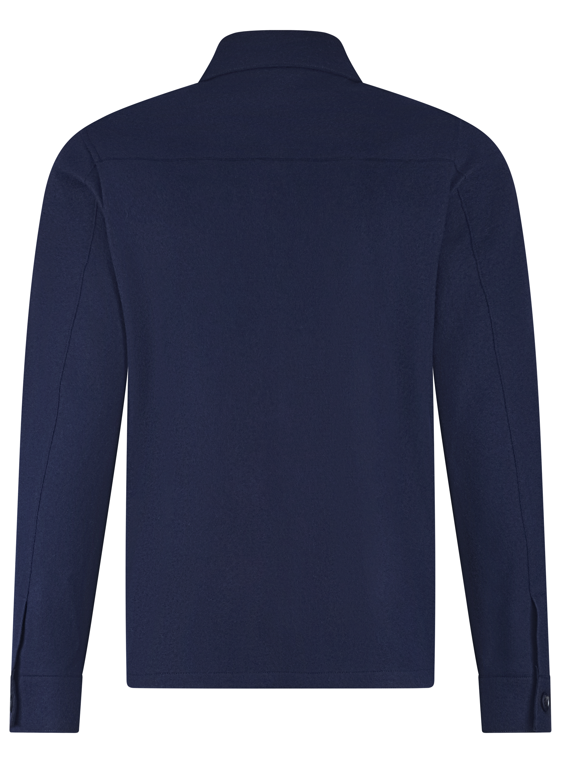 Overshirt van wol en cashmere | BLUE NAVY
