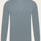 Half-zip trui van cashmere | L.Blauw