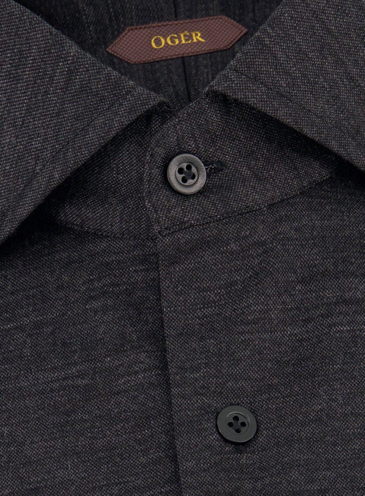 Shirt van wol | FULL_WIDTH | Antraciet