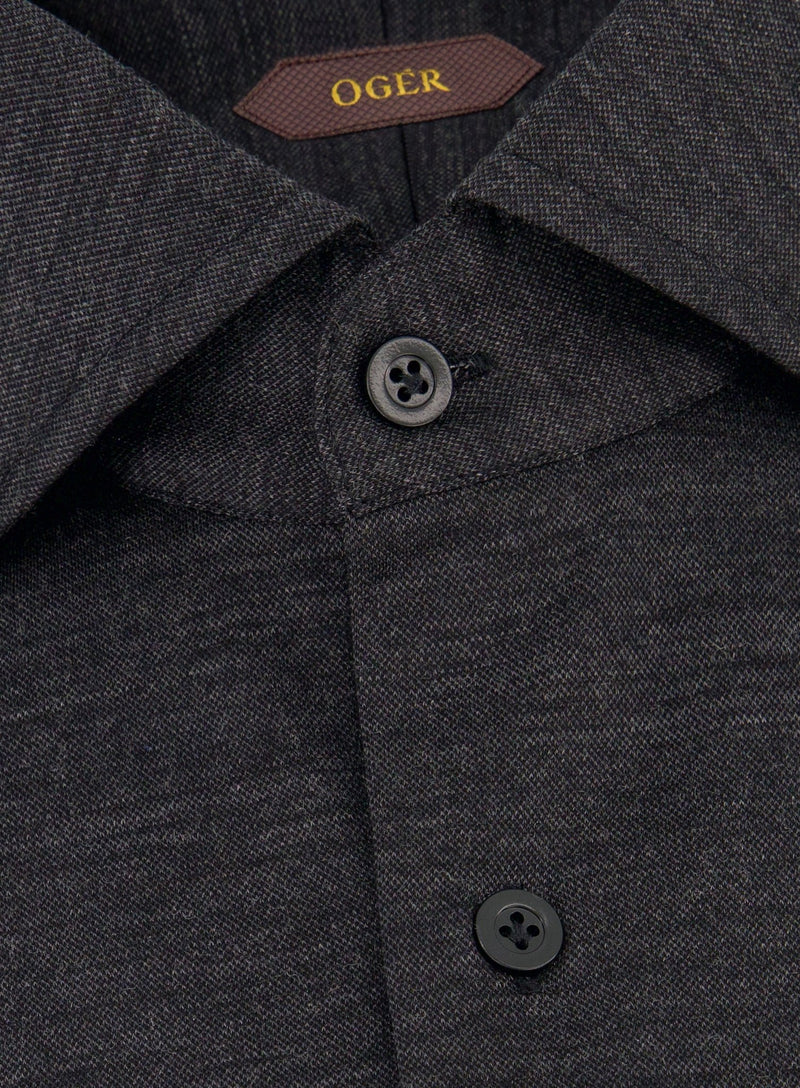 Shirt van wol | FULL_WIDTH | Antraciet