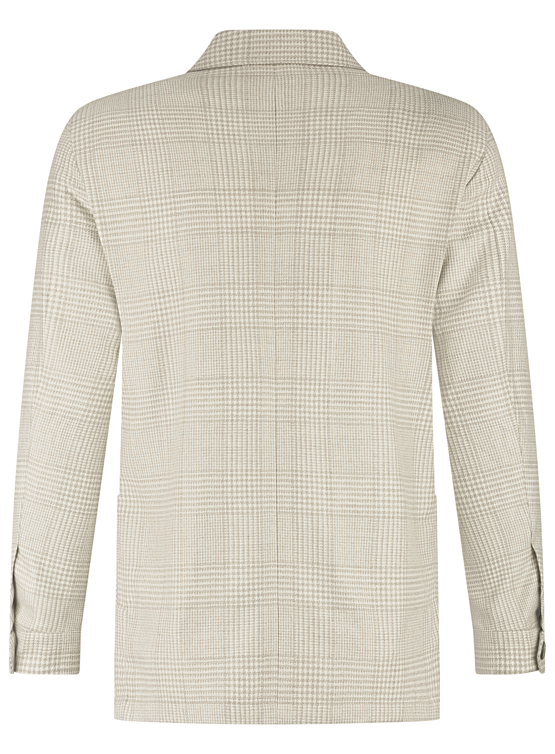 Shirt jacket van wol | TAUPE BEIGE