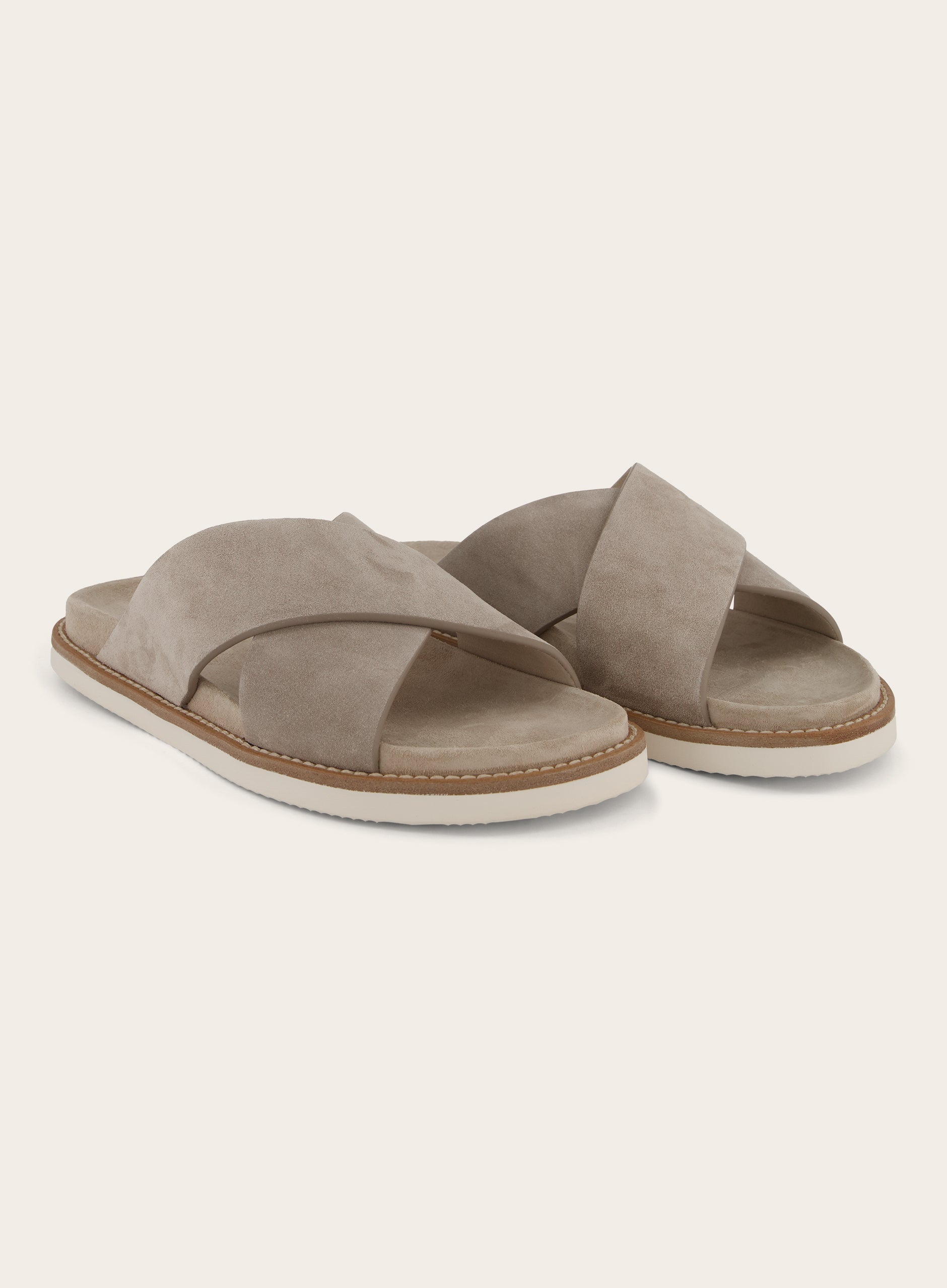 Sandalen van Suède | Beige